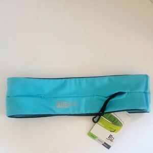 FlipBelt Aqua blue running/travel belt size XS NWT